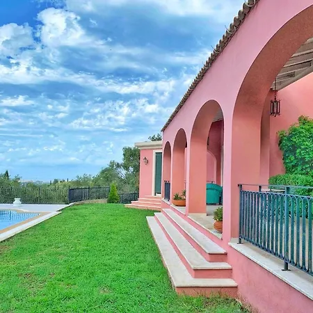 Villa Olea Corfu Luxury With Infinity Pool & Panoramic Views Near Achillion Palace *